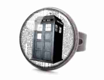 Tardis. Doctor who, pierścionek, regulowany serialowa