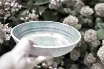 Misa buddha bowl kamienny turkus śr 28cm ceramika azul horse - głęboki talerz
