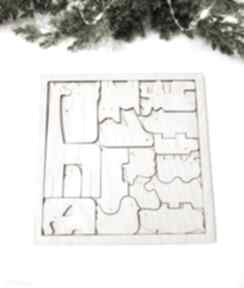 Pomysł na świąteczny! Zwierzątka zabawki jjstudio montessori, puzzle, łamigłówka, drewniane