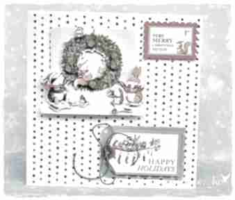 Na prezent? Very merry christmas: scrapbooking wrzosowisko kartka, scrap, boże, narodzenie