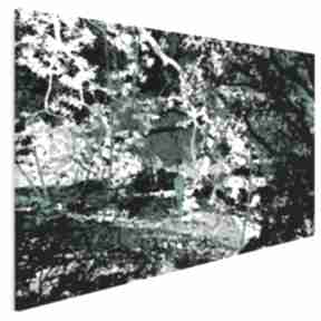 Obraz na płótnie - turkus 120x80 cm 00104 vaku dsgn abstrakcja, dekoracja, wystrój, nowoczesny