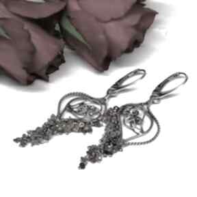 multikolor wioleta hajcz kolczyki, szafir, srebro, biżuteria