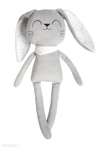Królik przytulanka pluszowy króliczek zajączek - szczęśliwy, prezent radosny maskotki