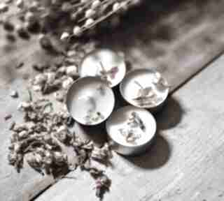 Sojowe podgrzewacze tealighty o wiosennym zapachu petitgrain i ylang świeczniki make light art