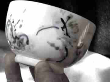 Korona deszczu - czarka porcelanowa do ceramika strzelecka slezak kubek, herbata, na stół