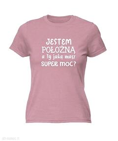 Koszulka z nadrukiem dla pielęgniarki, prezent najlepsza, oddziałowa, położna, urodziny