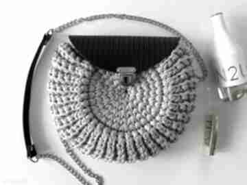 Szydełkowa torebka oreo kolor perła na ramię fabryqaprzytulanek - handmade, szydełku