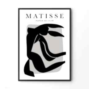 Plakat obraz women in black matisse 40x50 cm hogstudio plakaty, do salonu, grafika beżowy