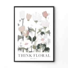 Plakat kwiatowy botaniczny - format 30x40 cm plakaty hogstudio, kwiaty, dla kobiety