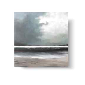 Plaża obraz akrylowy formatu 60 cm paulina lebida, akryl, płotno