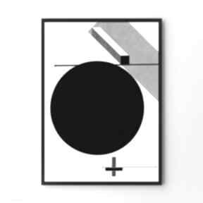 Modern plakat geometryczny - format 30x40 cm plakaty hogstudio, do salonu, sypialni, domu