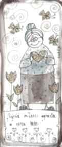 Deseczka - " dekoracje marina czajkowska babcia, dom, prezent, 4mara, anioł