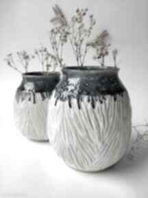 Zestaw z dwóch wazonów ceramicznych 3 ceramika kate maciukajc wazon, na kwiaty, prezent