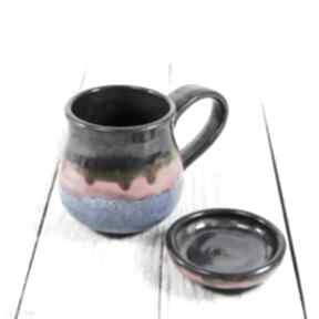 Kubek z podstawkiem kubki ceramika mula kawa, herbata, do pracy, ceramiczny