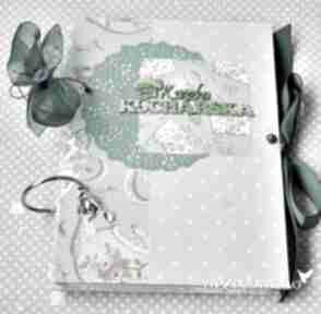 Zielony czajniczek - przepiśnik scrapbooking albumy wrzosowisko, kucharska, notatnik