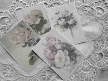 "jesienne róże" vintage world technika scrapbooking, kartki życzenia, kwiaty, malarstwo