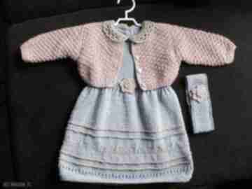 Komplet - niemowlę bawełna, sukienka gaga art