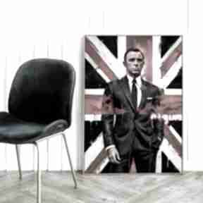 Plakat james bond agent 007 filmowy - format 61x91cm plakaty hogstudio, do salonu, na prezent