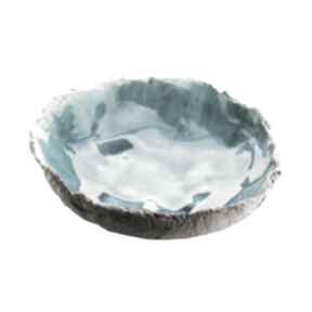 Patera ceramiczna ceramika studio pod kloszem, naczynie, miska - serwowanie