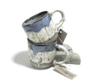 2szt kubki ceramiczne - bażant - 350ml rękodzieło ceramika azul horse na prezent, dla pary