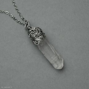 surowy ze szpicem wire szpic sopel wisiorki agata rozanska wisiorek, wrapping, talizman, amulet