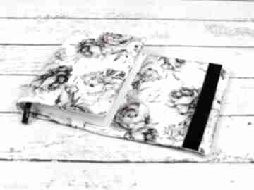 Etui otulacz na książkę dusty rose peony large nuva art, B5, okładka
