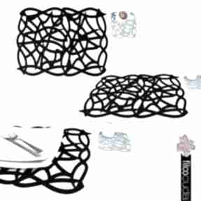 Podkładki filcowe pod zastawę "esyfloresy" 4 szt filcocuda, filc, mata
