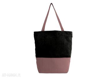 0010 czarna torebka eko zakupy shopper bag siskin markowe