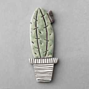 Prezent. Ooo kaktus magnes ceramiczny magnesy kopalnia ciepla skandynawski, minimalizm, święta