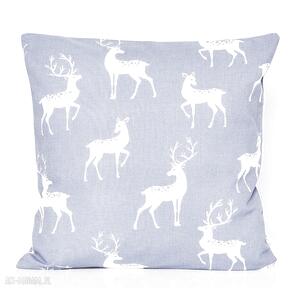 Poduszka pale navy deer 50x50cm majunto