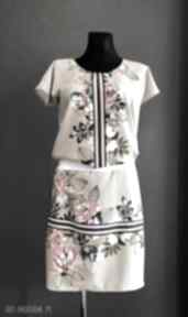 Folkowa sukienka wiosnę mini folk wiosenna boho etno efektowna