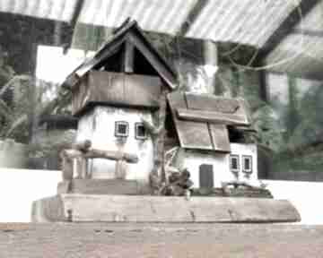 Stodoła - domek dekoracyjny dekoracje galeria fajny drewniane domki, z drewna, wiejska zagroda
