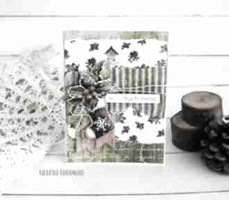 Upominki święta. Świąteczna, 522 scrapbooking kartki vairatka handmade boże