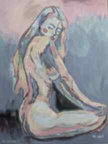 Obraz olejny naga kobieta akt salonu obrazy zamówienie malarstwo