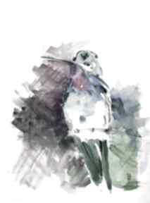 Obrazy. Ptaki dekoracje akwarele kolibry prezenty