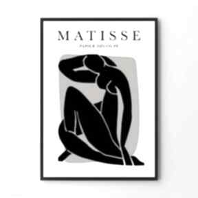 Plakat obraz black matisse #2 A3 - 29 7x42 0cm hogstudio plakaty, mieszkanie, nowoczesne obrazy