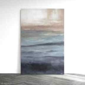 Abstrakcja obraz akrylowy formatu 60x90 cm paulina lebida, akryl