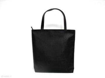 Shopper bag torebki czarnaowsianka torba, czarna