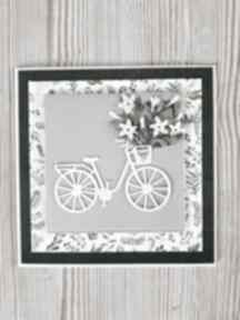 z rowerem do personalizacji scrapbooking kartki M art a rower, imininy, urodziny, życzenia