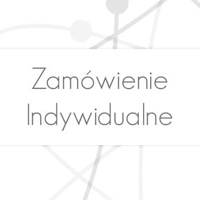 Zamówienie indywidualne kolczyki silk granatowe wiszące lekkie