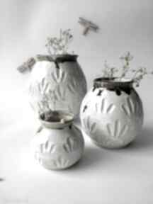 Zestaw z dwóch wazonów 3 kate maciukajc, wazon na kwiaty, ceramika, ceramiczny, prezent