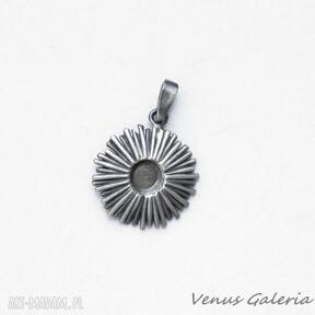 Cynia szara - wisiorek srebrny wisiorki venus galeria srebro, kwiat, naszyjnik, zawieszka