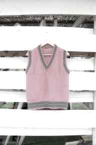 Perfect summer vest S g knitwear moher, kamizelka, recznierobione