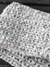 Opaska z supełkami regulowana wiązana bawełna wiskozą aga made by hand fantazyjna włóczka