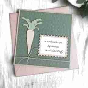życzenia: handmade kartki kaktusia urodzinowa, marchewka