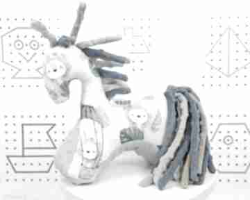 Koń lew w balonie - przytulanka sensoryczna maskotki nuvaart koń - ichoń dla dziecka, minky