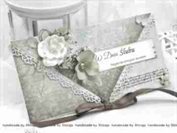 Kopertówka ślubna - oliwkowe lato scrapbooking kartki shiraja ślub, wesele