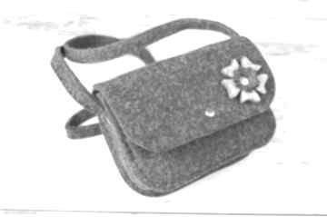 Malutka torebka z filcu - etoidesign etoi design, filc, torebeczka, dziewczynki, dama