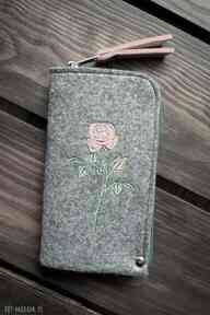 Etui na telefon - herbaciana róża happy art smartfon, pokrowiec, futerał, kwiat, prezent
