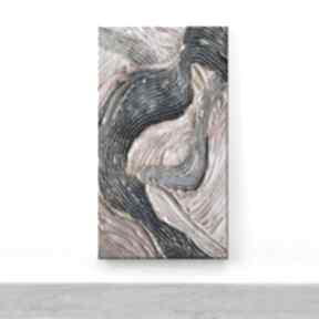 Pastel waves - wielkoformatowy obraz na płótnie abstrakcyjny art&texture™